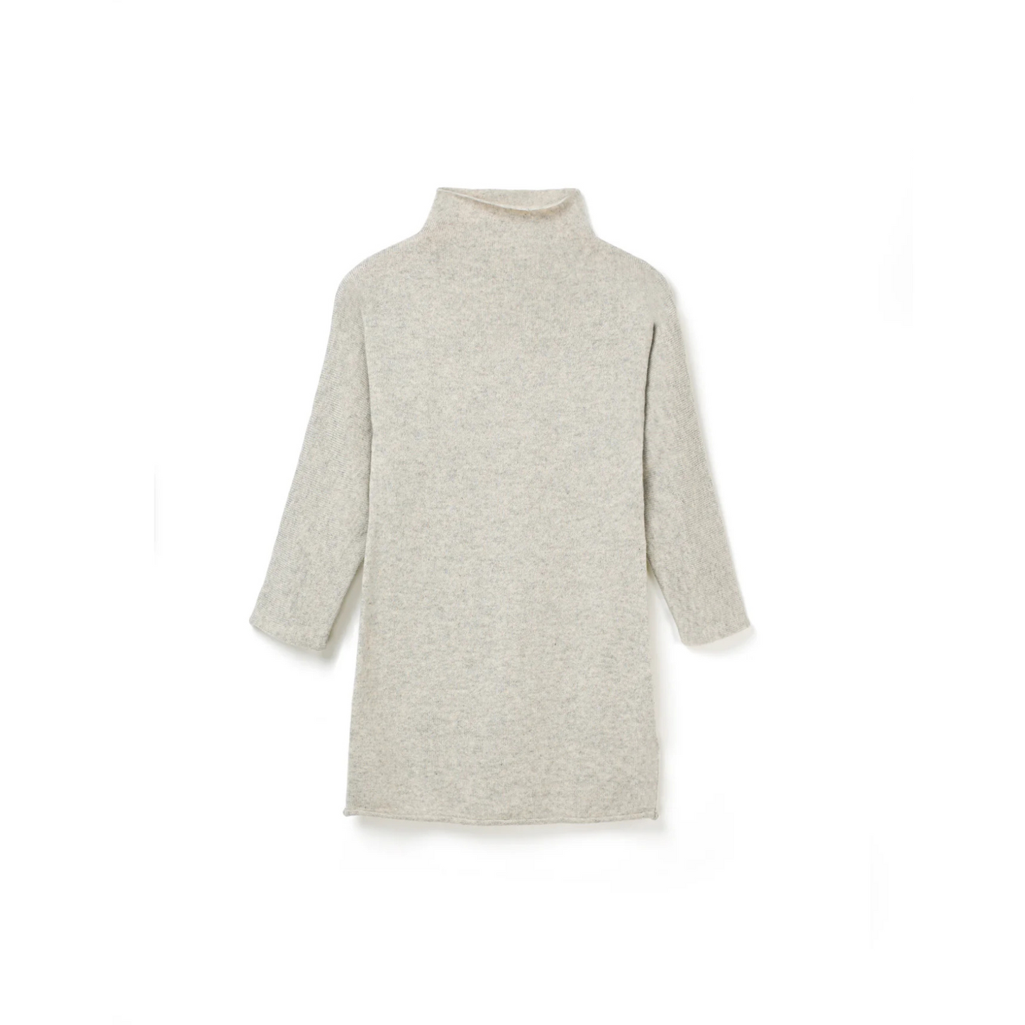 Funnel Dress - Silver Grey Marl