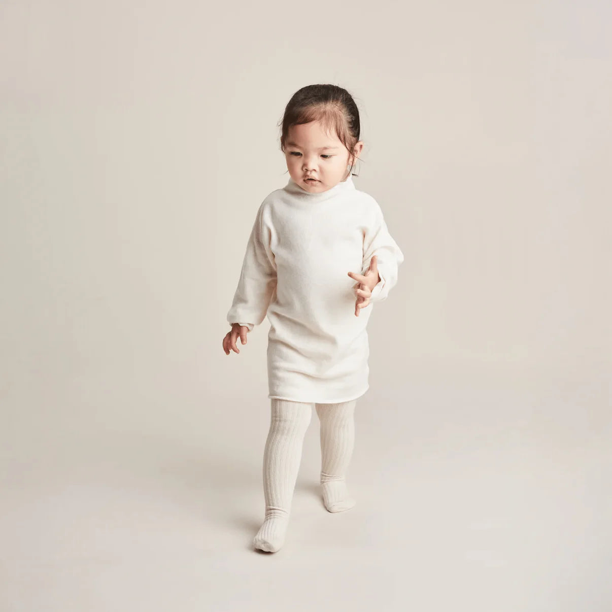 Ribbed Tights - Ivory