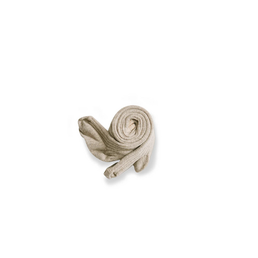 Ribbed Tights - Oatmeal