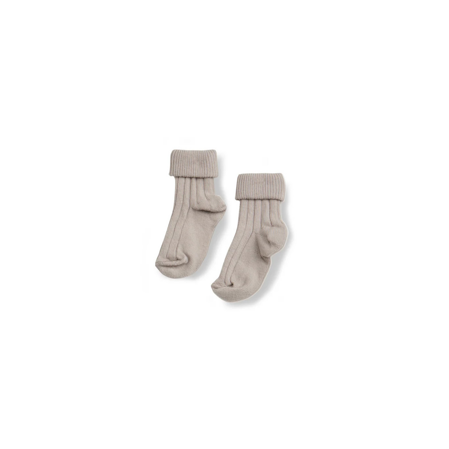 Turn Top Socks - Pale Taupe
