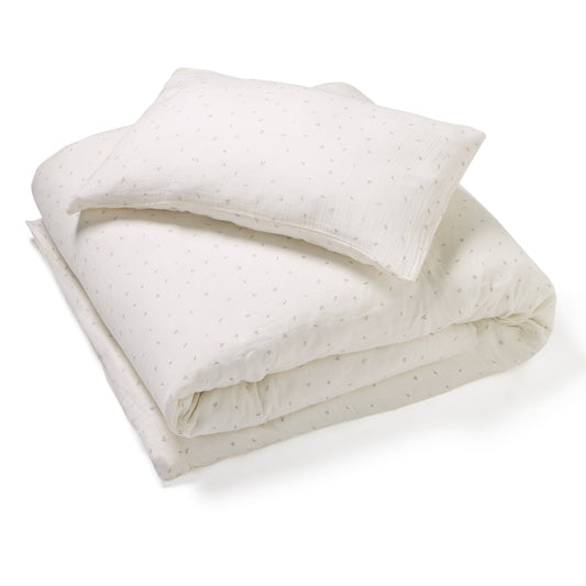 Childrens bedding set in 100% cotton muslin