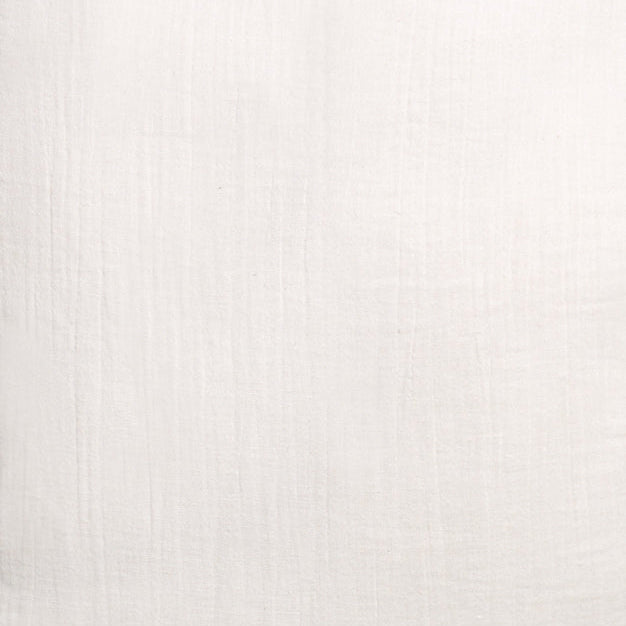 100% cotton muslin sheet in cream