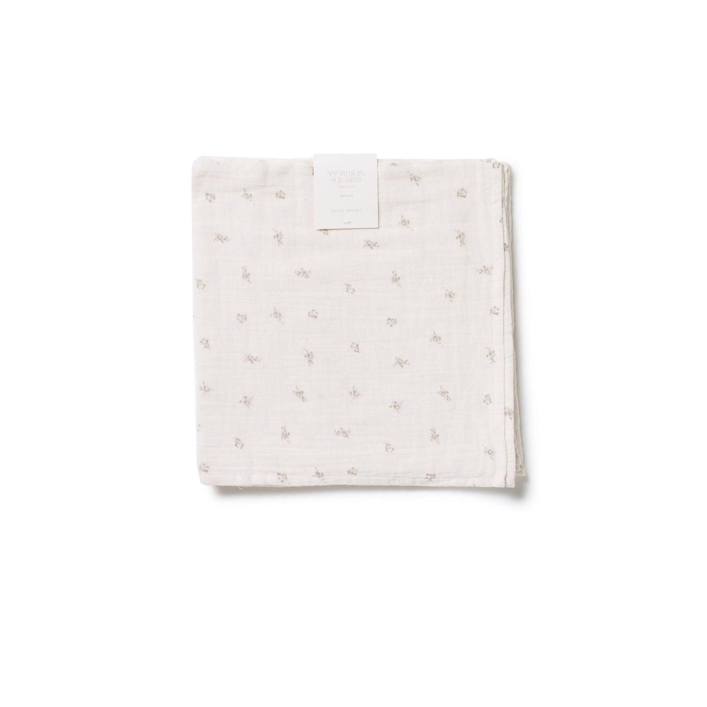 Versatile Belle Enfant muslin squares used for feeding, spills, and comfort.