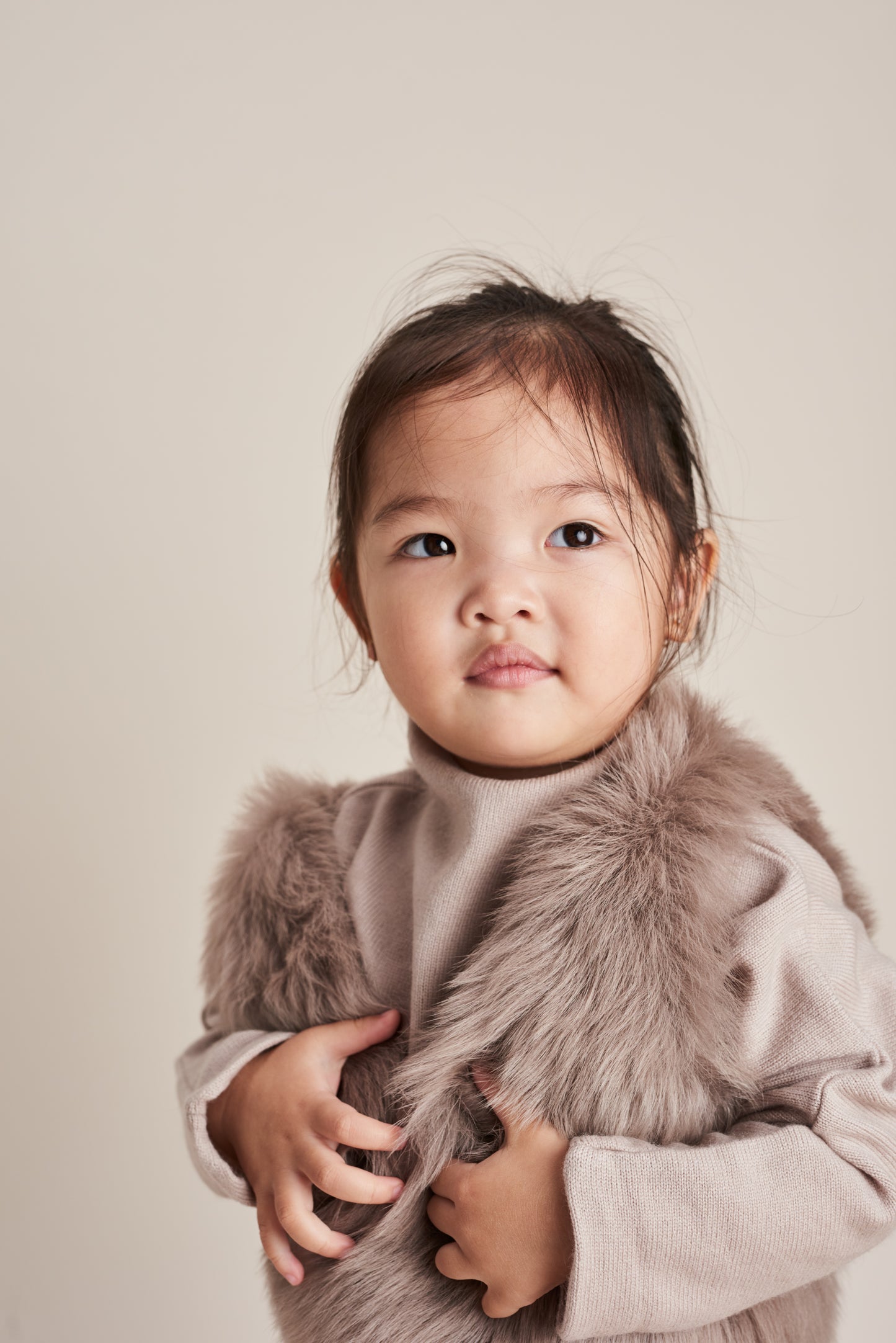 Shearling Gilet - Mink