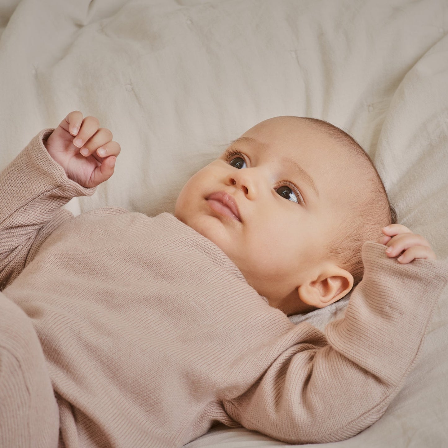 Funnel Sweater & Footless Leggings Set - Rose