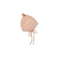 Bonnet with Mini Pompom - Peach