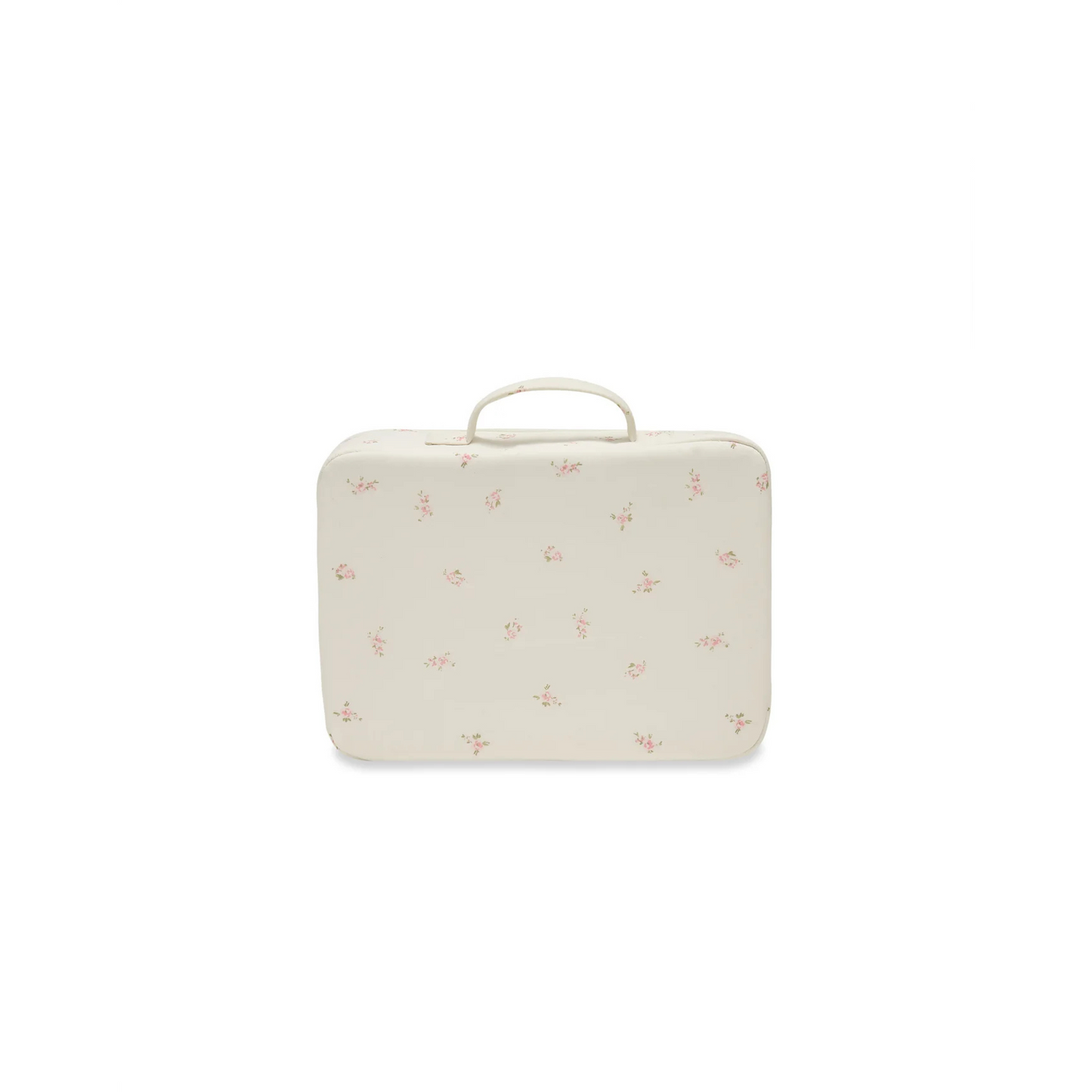 Fabric Toiletry Case in Pink Rose Floral Print