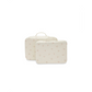Fabric Toiletry Case in Pink Rose Floral Print