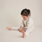 Funnel Sweater & Footless Leggings Set - Snow White