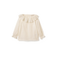 Plumeti Frill Blouse - Ecru