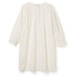 Lace and Embroidery Dress - Ecru