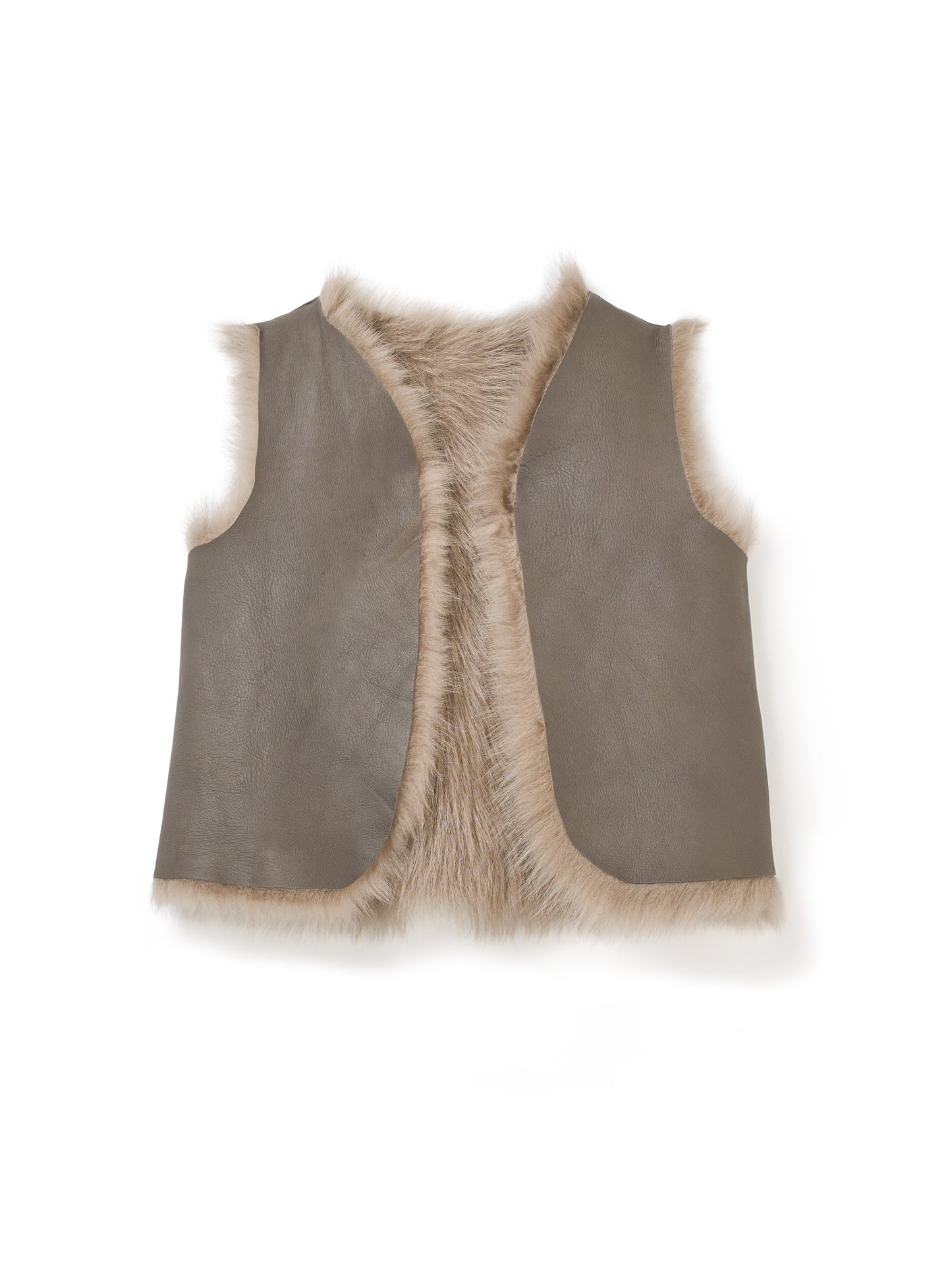 Shearling Gilet - Mink