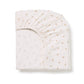 Belle Enfant fitted cot sheet with elasticated corners ensuring a snug fit