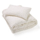 100% cotton muslin childrens bedding set in rose print