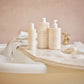 Luxury baby body, hair and face oil, baby bubble bath and gentle cleansing hair and body wash set