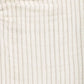 Close-up of the soft 100% cotton muslin fabric and classic stripe print.